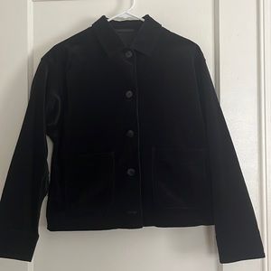 Uniqlo Black Corduroy Jacket size xs boxy fit